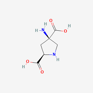 (2R,4R)-4-aminopyrrolidine-2,4-dicarboxylic acid
