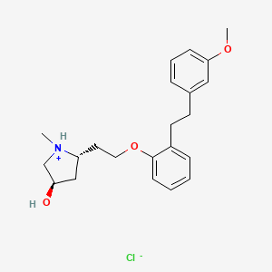 molecular formula C22H30ClNO3 B1663685 R-96544 