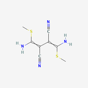 Bis[amino(methylsulfanyl)methylidene]butanedinitrile