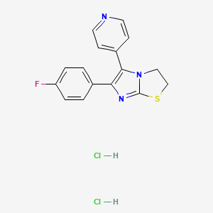 molecular formula C16H14Cl2FN3S B1663690 SKF 86002 dihydrochloride 