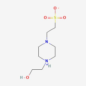 molecular formula C8H18N2O4S B1663699 HEPES CAS No. 7365-45-9