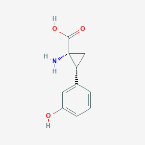 molecular formula C10H11NO3 B166371 2,3-Methano-3-tyrosine CAS No. 139561-05-0