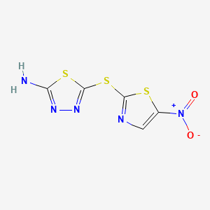 molecular formula C5H3N5O2S3 B1663716 Halicin CAS No. 40045-50-9