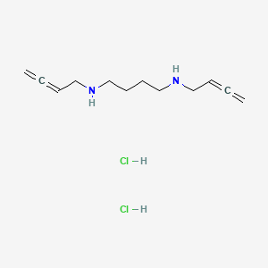 molecular formula C12H22Cl2N2 B1663721 N1,N4-Di(buta-2,3-dien-1-yl)butane-1,4-diamine dihydrochloride CAS No. 93565-01-6