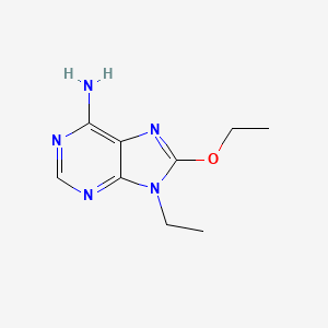 molecular formula C9H13N5O B1663730 8-Ethoxy-9-ethyl-9H-purin-6-amine CAS No. 634924-89-3