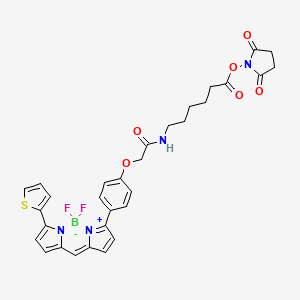 molecular formula C31H29BF2N4O6S B1663740 Bodipy TR-X CAS No. 197306-80-2