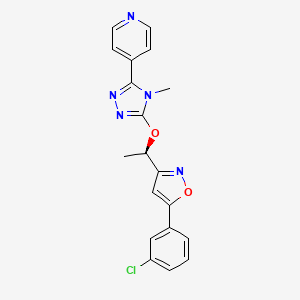 molecular formula C19H16ClN5O2 B1663744 AZD 2066 CAS No. 934282-55-0