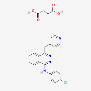 molecular formula C24H21ClN4O4 B1663745 Vatalanib succinate CAS No. 212142-18-2