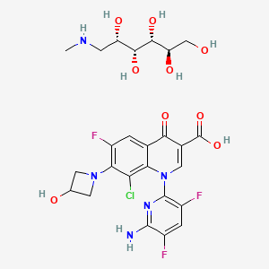 molecular formula C25H29ClF3N5O9 B1663749 Delafloxacin Meglumine CAS No. 352458-37-8