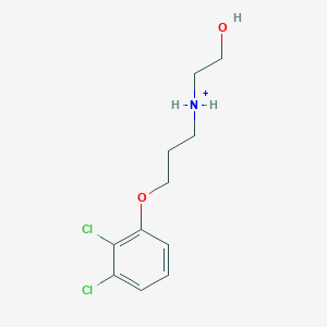 molecular formula C11H16Cl2NO2+ B1663750 3-(2,3-Dichlorophenoxy)propyl-(2-hydroxyethyl)azanium CAS No. 418788-90-6