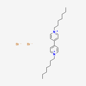 molecular formula C24H38Br2N2 B1663751 1,1'-Diheptyl-4,4'-bipyridinium dibromide CAS No. 6159-05-3