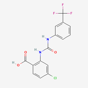 molecular formula C15H10ClF3N2O3 B1663752 Apoptosis Inhibitor II, NS3694 CAS No. 426834-38-0