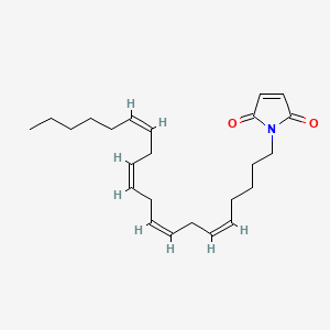 molecular formula C24H35NO2 B1663754 1-Icosa-5,8,11,14-tetraenylpyrrole-2,5-dione CAS No. 876305-42-9