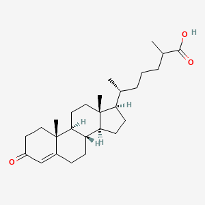 molecular formula C27H42O3 B1663756 Delta(4)-dafachronic acid CAS No. 23017-97-2