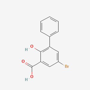 molecular formula C13H9BrO3 B1663761 5-Bromo-3-phenyl salicylic acid CAS No. 99514-99-5