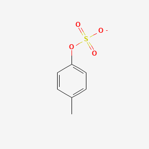molecular formula C7H7O4S- B1663762 p-Cresol sulfate CAS No. 3233-58-7