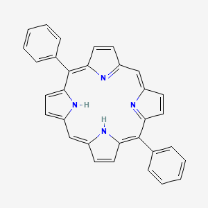 molecular formula C32H22N4 B1663767 5,15-Diphenylporphyrin CAS No. 22112-89-6