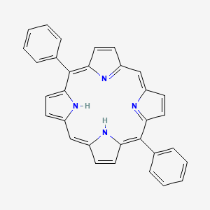 molecular formula C32H22N4 B1663767 5,15-Diphenyl-21H,23H-porphine CAS No. 22112-89-6