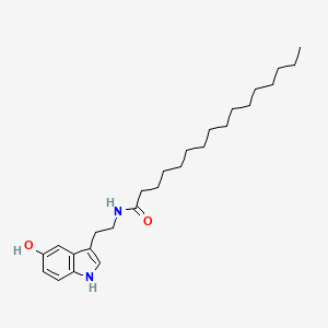 molecular formula C26H42N2O2 B1663773 Palmitoyl serotonin CAS No. 212707-51-2