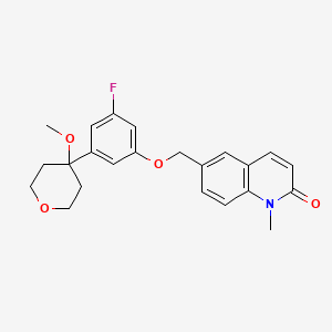 molecular formula C23H24FNO4 B1663776 ZD 2138 CAS No. 140841-32-3