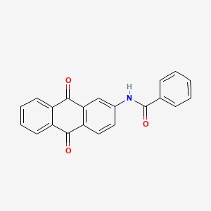 molecular formula C21H13NO3 B1663779 N-(9,10-dioxo-9,10-dihydroanthracen-2-yl)benzamide CAS No. 52869-18-8
