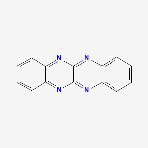 molecular formula C14H10N4 B1663784 喹喔啉并[2,3-b]喹喔啉 CAS No. 55977-58-7