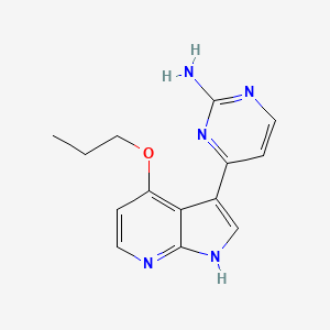 molecular formula C14H15N5O B1663792 MERIOLIN 5 CAS No. 1011711-76-4