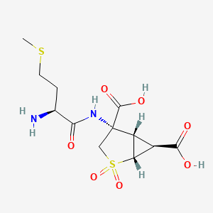molecular formula C12H18N2O7S2 B1663797 Pomaglumetad methionil CAS No. 1026791-63-8