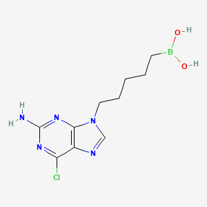 molecular formula C10H15BClN5O2 B1663799 Lmp-420 CAS No. 473870-63-2