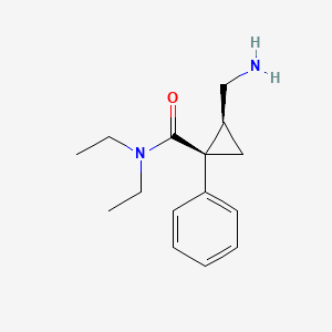 molecular formula C15-H22-N2-O B1663801 Milnacipran CAS No. 96847-55-1