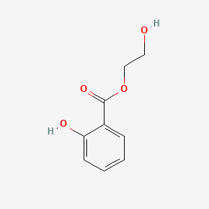 molecular formula C₉H₁₀O₄ B1663807 2-羟乙基水杨酸 CAS No. 87-28-5
