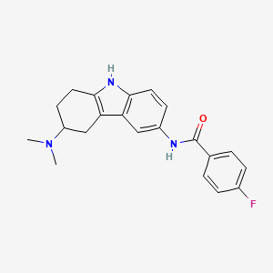 molecular formula C21H22FN3O B1663810 LY 344864 racemate 