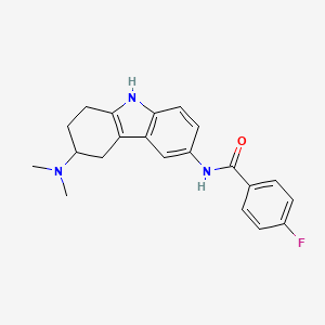 molecular formula C₂₁H₂₂FN₃O B1663810 LY 344864 racemate CAS No. 186543-64-6