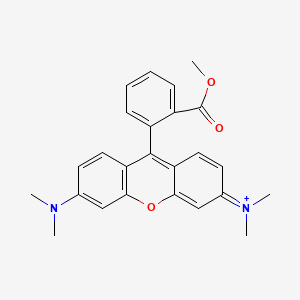 molecular formula C25H25N2O3+ B1663817 TMRM 