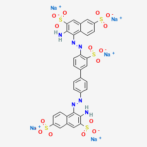 molecular formula C₃₂H₁₉N₆Na₅O₁₅S₅ B1663818 Trypan red CAS No. 574-64-1
