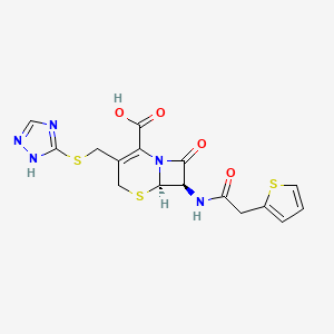 molecular formula C16H15N5O4S3 B1663827 Cefetrizole CAS No. 65307-12-2