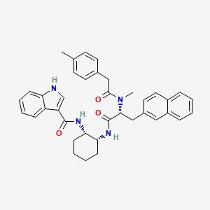 molecular formula C38H40N4O3 B1663828 MEN11467 CAS No. 214487-46-4