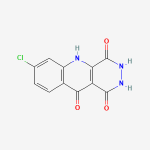 molecular formula C11H6ClN3O3 B1663829 Pyridazinediones-derivative-1 