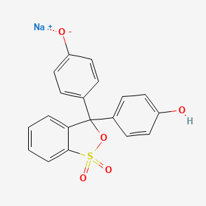 molecular formula C₁₉H₁₃NaO₅S B1663834 酚红钠盐 CAS No. 34487-61-1