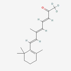 molecular formula C18H26O B1663837 beta-Apo-13-carotenone D3 