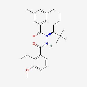 molecular formula C₂₇H₃₈N₂O₃ B1663838 Veledimex S enantiomer CAS No. 1093131-03-3