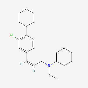 molecular formula C₂₃H₃₄ClN B1663840 SR-31747 游离碱 CAS No. 132173-06-9