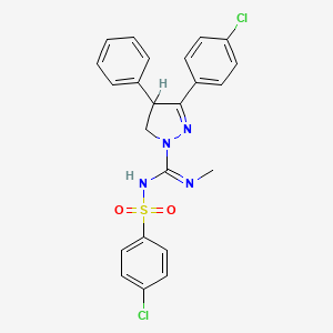 molecular formula C₂₃H₂₀Cl₂N₄O₂S B1663844 Ibipinabant CAS No. 362519-49-1