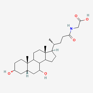 molecular formula C26H43NO5 B1663851 Glycochenodeoxycholic Acid CAS No. 640-79-9