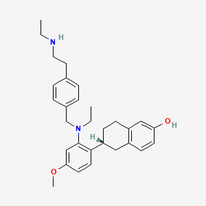 molecular formula C30H38N2O2 B1663853 Elacestrant CAS No. 722533-56-4