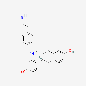 molecular formula C₃₀H₃₈N₂O₂ B1663853 Elacestrant CAS No. 722533-56-4