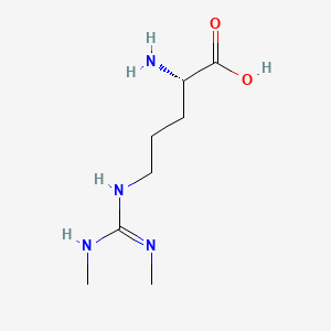 molecular formula C₈H₁₈N₄O₂ B1663855 Symmetric dimethylarginine CAS No. 30344-00-4