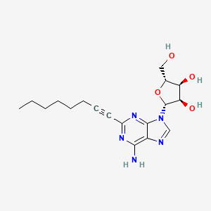 molecular formula C18H25N5O4 B1663861 2-辛基腺苷 CAS No. 1090893-12-1