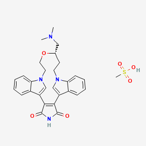 molecular formula C29H32N4O6S B1663879 Ruboxistaurin mesylate CAS No. 192050-59-2