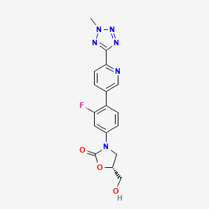 molecular formula C17H15FN6O3 B1663884 Tedizolid CAS No. 856866-72-3